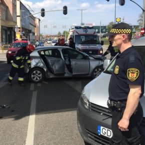 Kolizja we Wrzeszczu