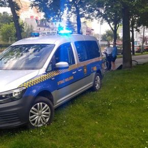 Zderzenie rowerów, sprawca nietrzeźwy