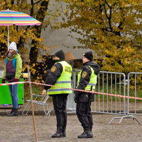 Zabezpieczenie Cmentarza Łostowickiego - 1 listopada 2017 r.