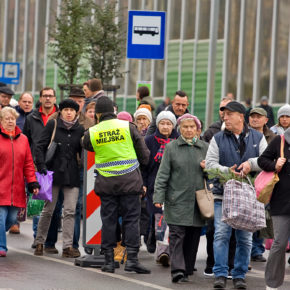 Zabezpieczenie Cmentarza Łostowickiego - 1 listopada 2017 r.
