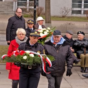 Obchody 73. rocznicy Powrotu Gdańska do Macierzy - Pomnik „Tym, co za Polskość Gdańska” w Gdańsku, 27 marca 2018 r.