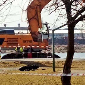 Niewybuchy wydobyte z dna Marwej Wisły - Gdańsk, 04.04.2018 r.