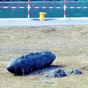 Niewybuchy wydobyte z dna Marwej Wisły - Gdańsk, 04.04.2018 r.