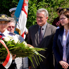 Odsłonięcie Pomnika Ponarskiego - Cmentarz Łostowicki w Gdańsku, 10 maja 2018 r.