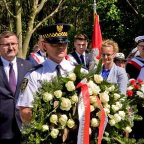 Odsłonięcie Pomnika Ponarskiego - Cmentarz Łostowicki w Gdańsku, 10 maja 2018 r.