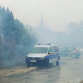 Pożar w kominie