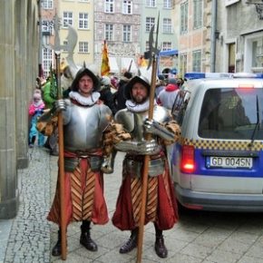 Miejskie draby w orszaku Trzech Króli